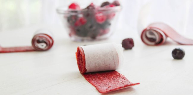 how to make fruit rollups for a healthy snack