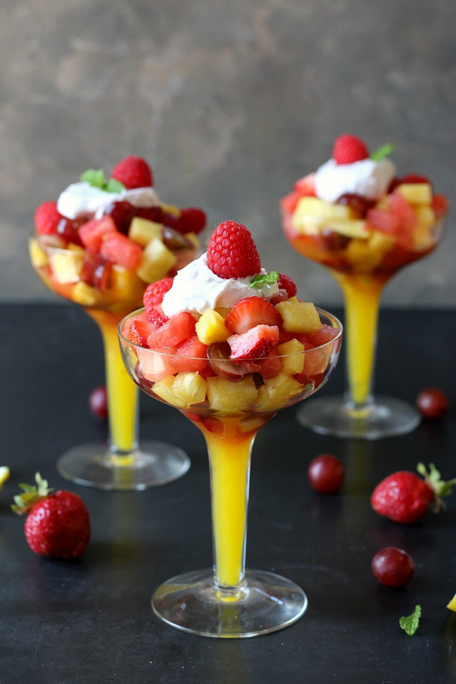Tropical Summer Party Fruit Salad