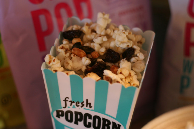 Game Day Healthy Popcorn Bar and Giveaway!