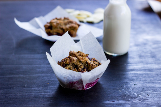 Raspberry White Chocolate Muffins {Gluten Free, Vegan} | Frankie's Feast