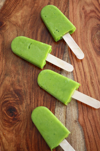 green-a colada popsicles (or smoothies) (gf, df, v, Paleo)