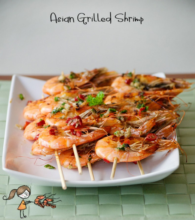 chinese grilled shrimp