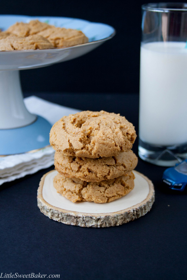 healthy natural peanut butter cookies