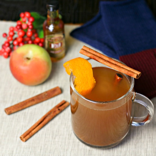 Hot Cinnamon Apple Brandy Cider 