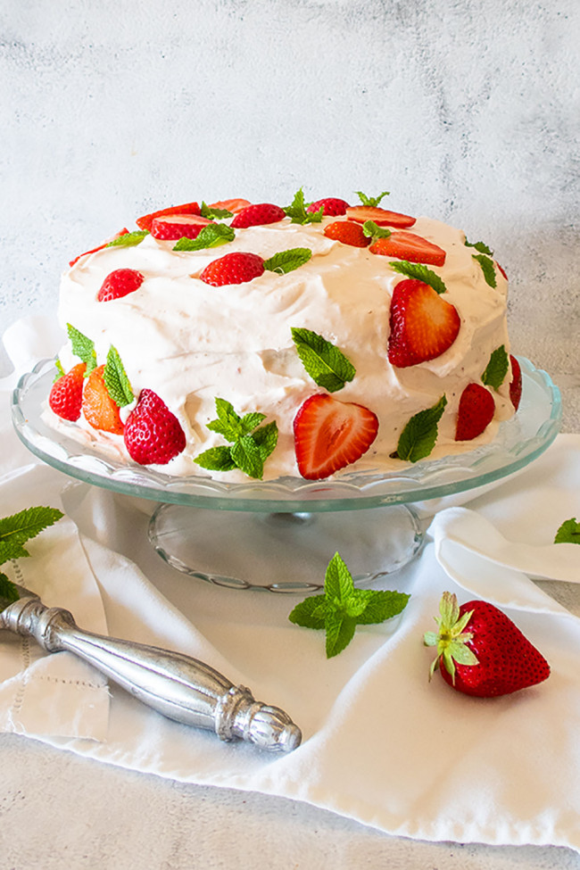 Strawberry Icebox Cake - Gluten Free