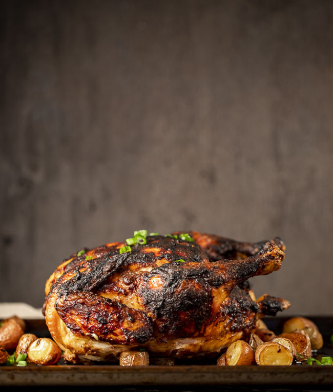 Whole Roasted Indian Chicken