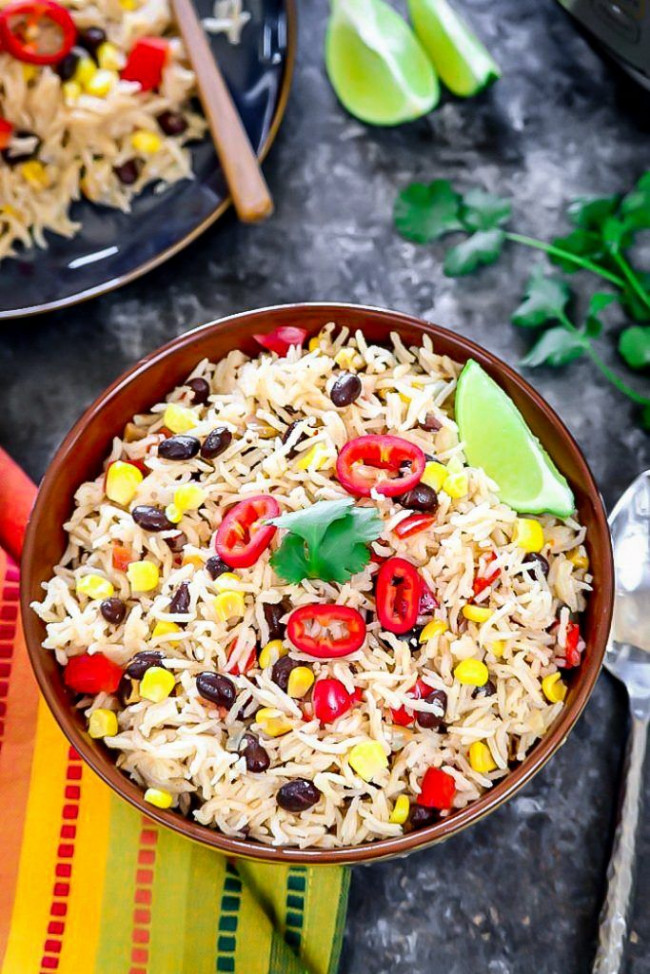 Mexican-inspired Instant Pot Fiesta Rice