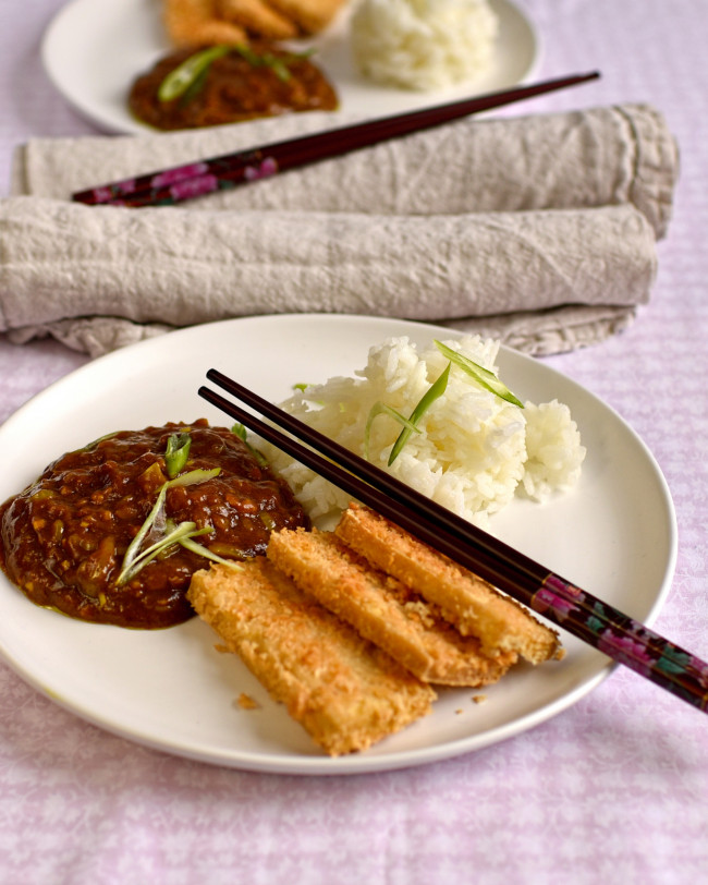 Katsu Curry With Panko Tofu