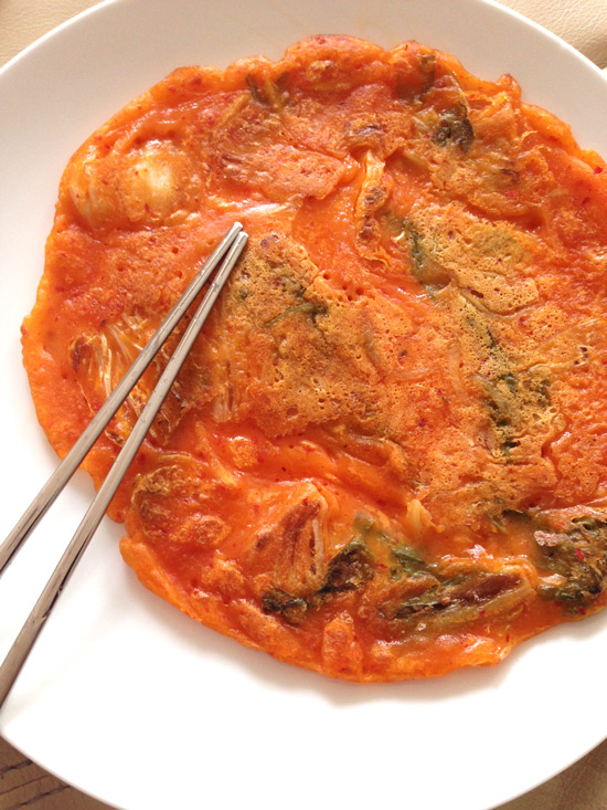 Korean Kimchi Pancake Recipe