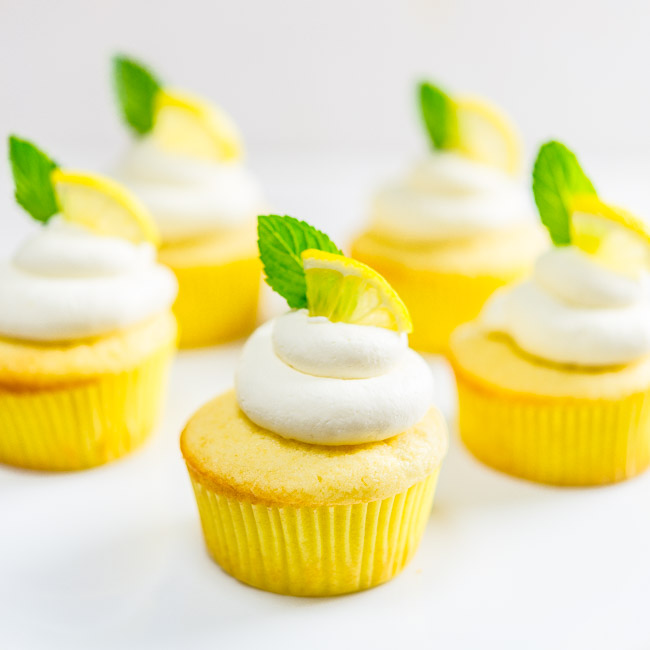 Lemon Icebox Cupcakes