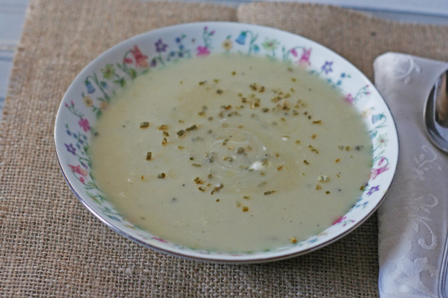 Low-fat Potato Leek Soup