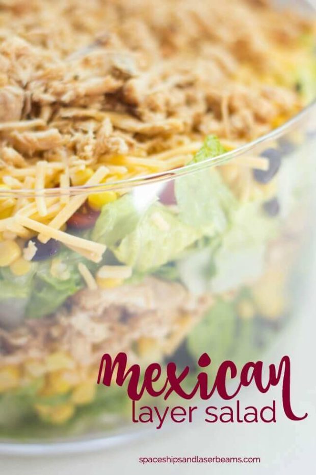 Easy Mexican Layered Salad