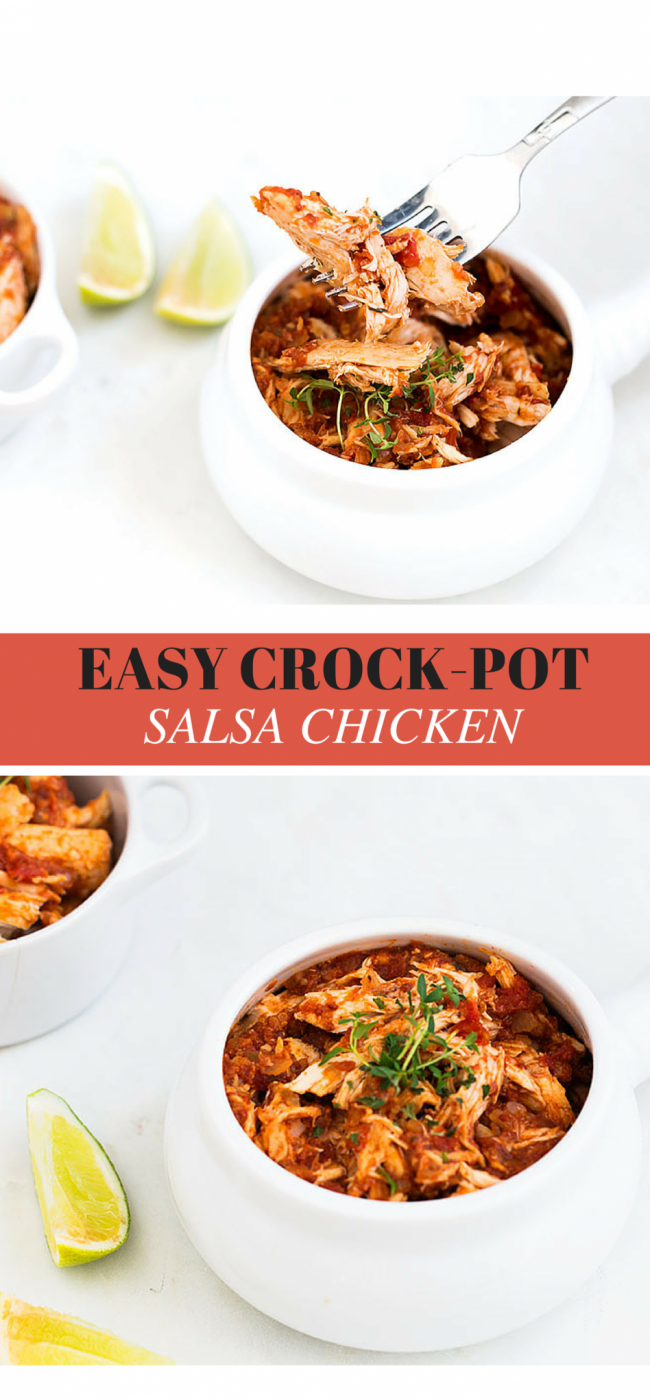 Delicious Crock-Pot Salsa Chicken