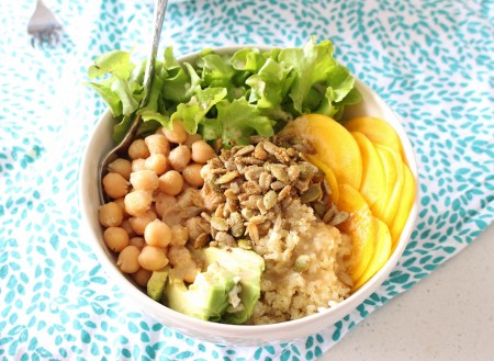 Springtime Millet Bowls with Crunchy Spicy Seeds | gluten free | vegan