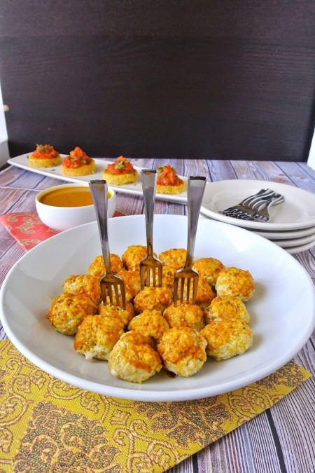 Mini Indian meatballs with curry coconut sauce - Culinary Ginger