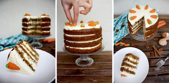 Super Moist Carrot Cake with Vanilla Cream Cheese Frosting