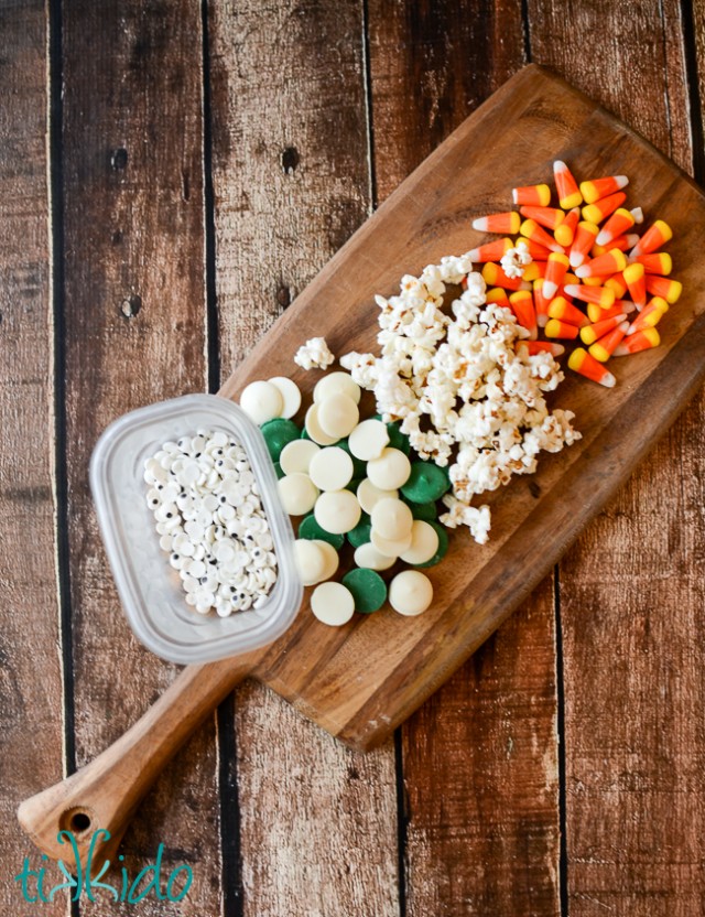 Monster Popcorn Mix Halloween Recipe
