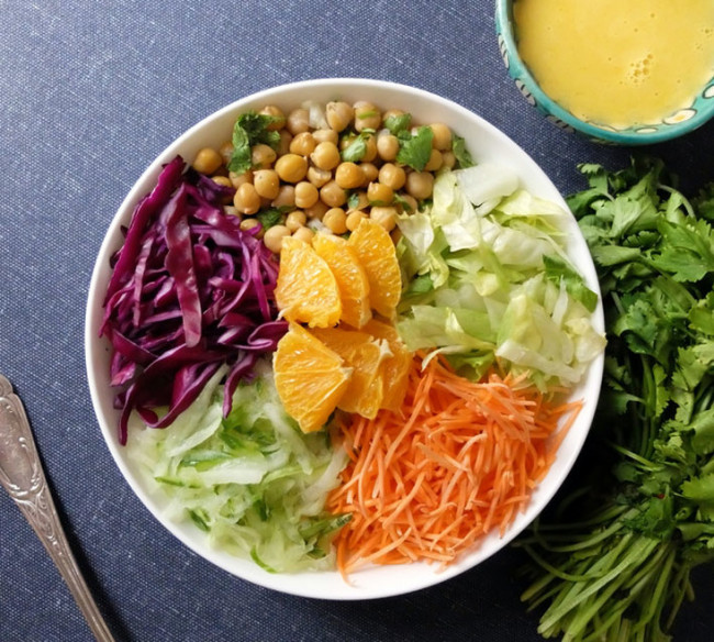 Moroccan Salad Bowl – Orange Blossom Vinaigrette
