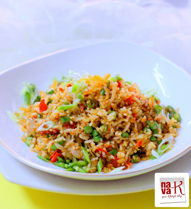 Nasi Goreng Belacan Ikan Bilis (shrimp Paste Anchovies Fried Rice)