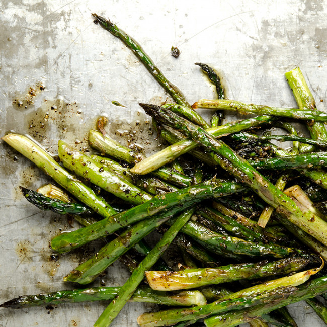 Brown Butter Roasted Asparagus