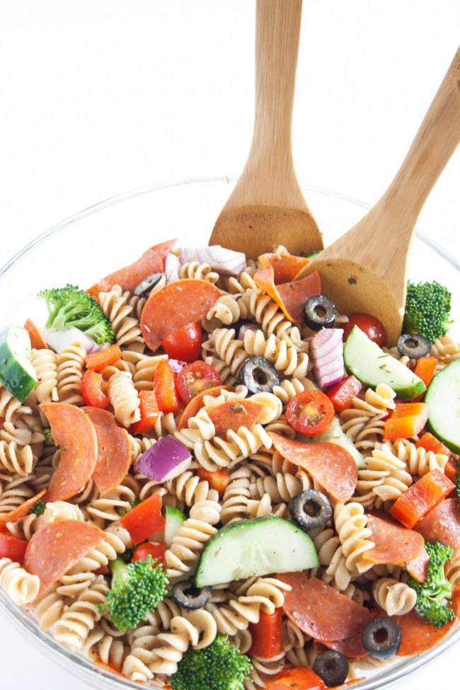 Healthy Italian Pasta Salad