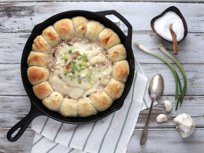 Philly Cheesesteak Pizza Skillet Dip