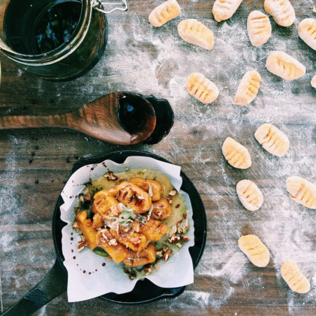  pumpkin gnocchi with creamy sage browned butter
