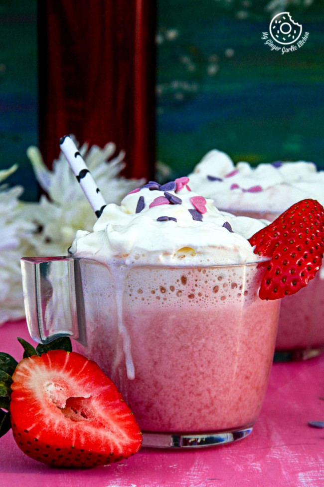 Classic Strawberry White Hot Chocolate