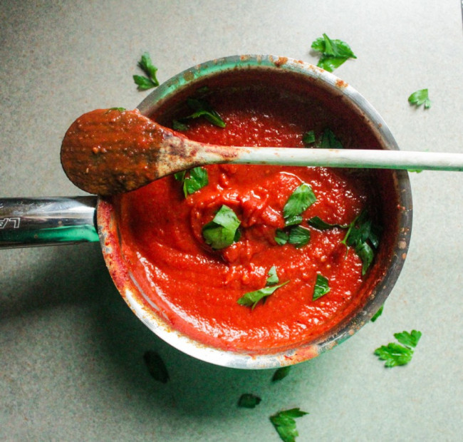 Roasted Vegetable Tomato Sauce