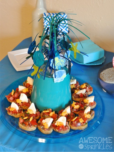 Sharks in Chummy Water Bruschetta - Awesome with Sprinkles