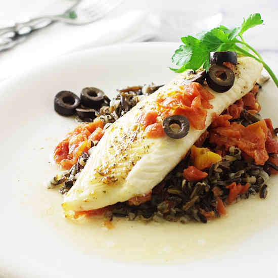 spicy tilapia with wild rice