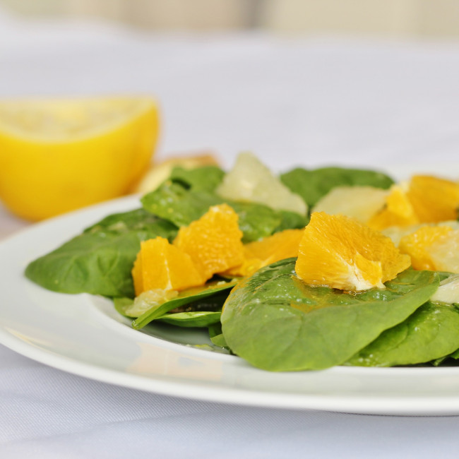 Spinach Citrus Salad