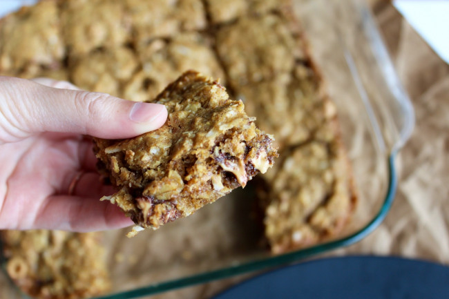 The Peanut Butter Lover's Monster Cookie Bars
