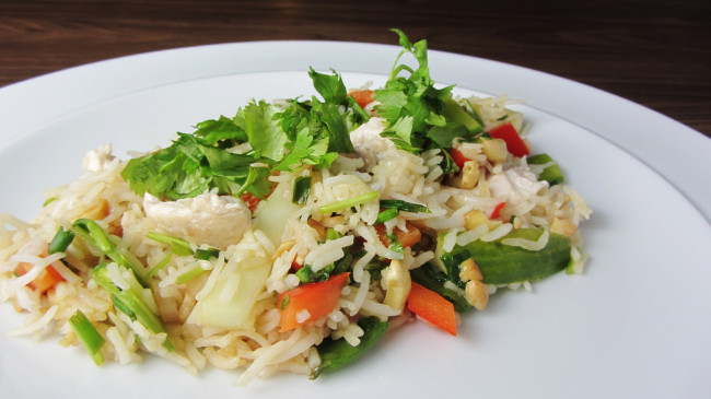 Vietnamese Rice and Chicken Salad