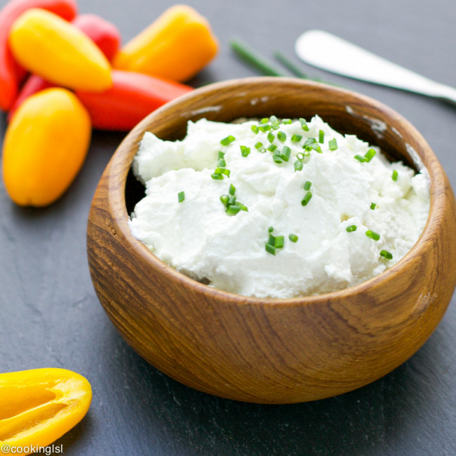 Mini Peppers With Whipped Feta