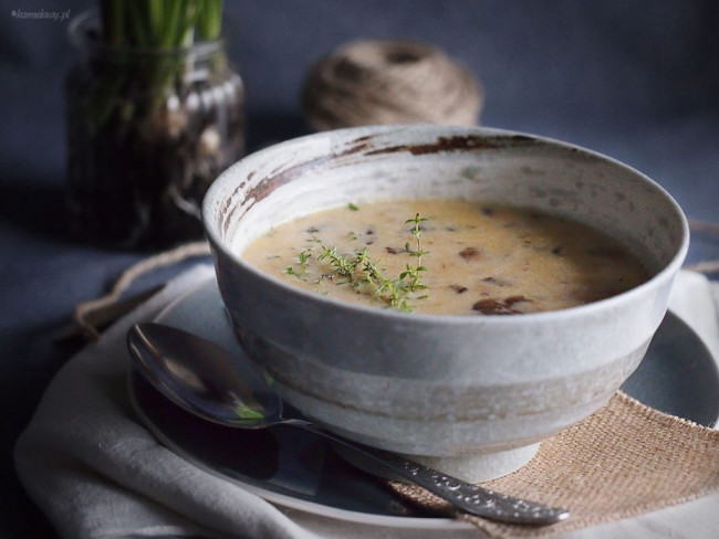Mushroom And Brie Soup