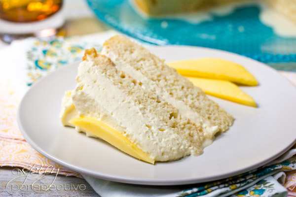 Tres Leches Cake Recipe with Mango Cream