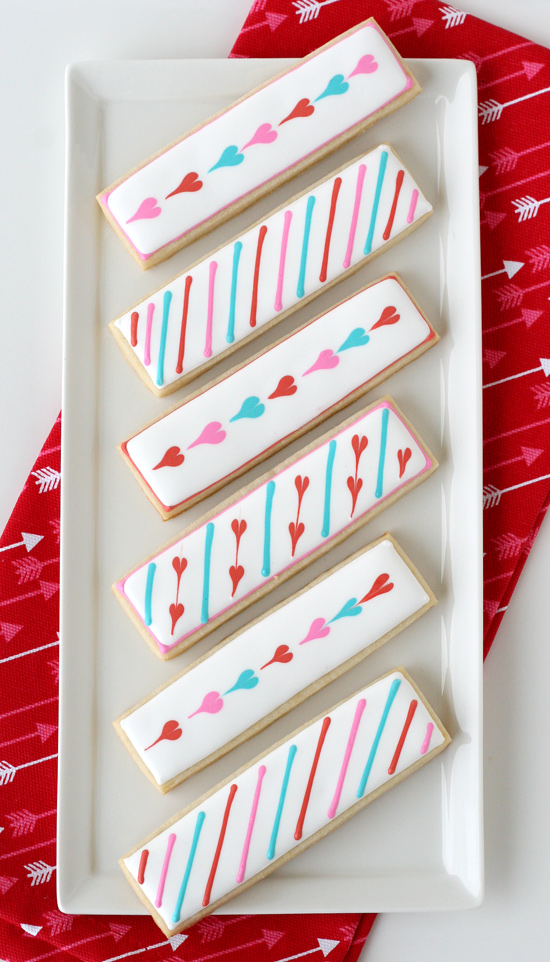 Simple Valentine's Cookie Sticks