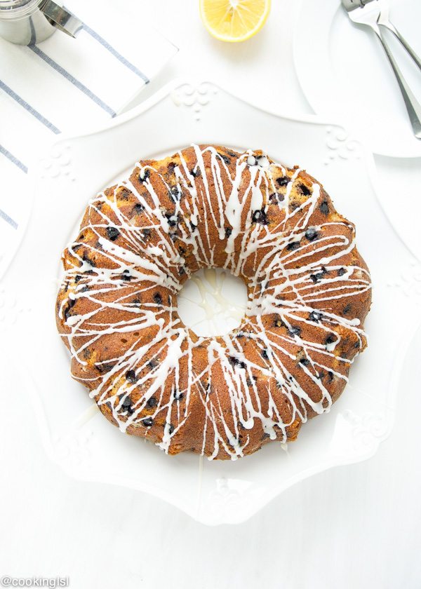 Lemon Blueberry Bundt Cake