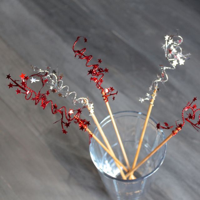 Holiday Swizzle Sticks or Cupcake Toppers