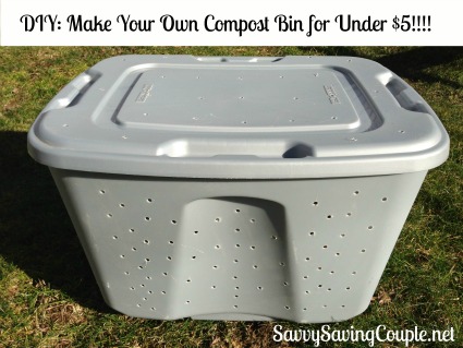 DIY: How to Make Your Own Compost Bin for Under $5!!