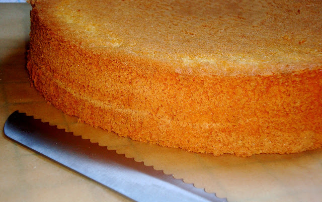 How to Cut a Sponge Cake - Cum sa tai blatul