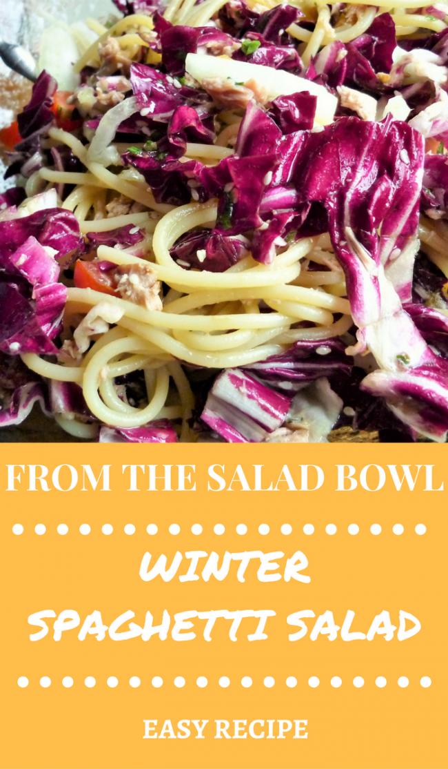 From the salad bowl | Winter spaghetti salad