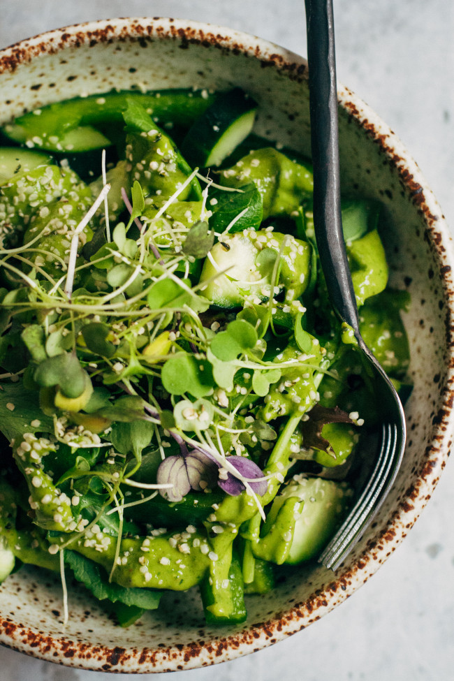 Super Green Detox Salad | Well and Full