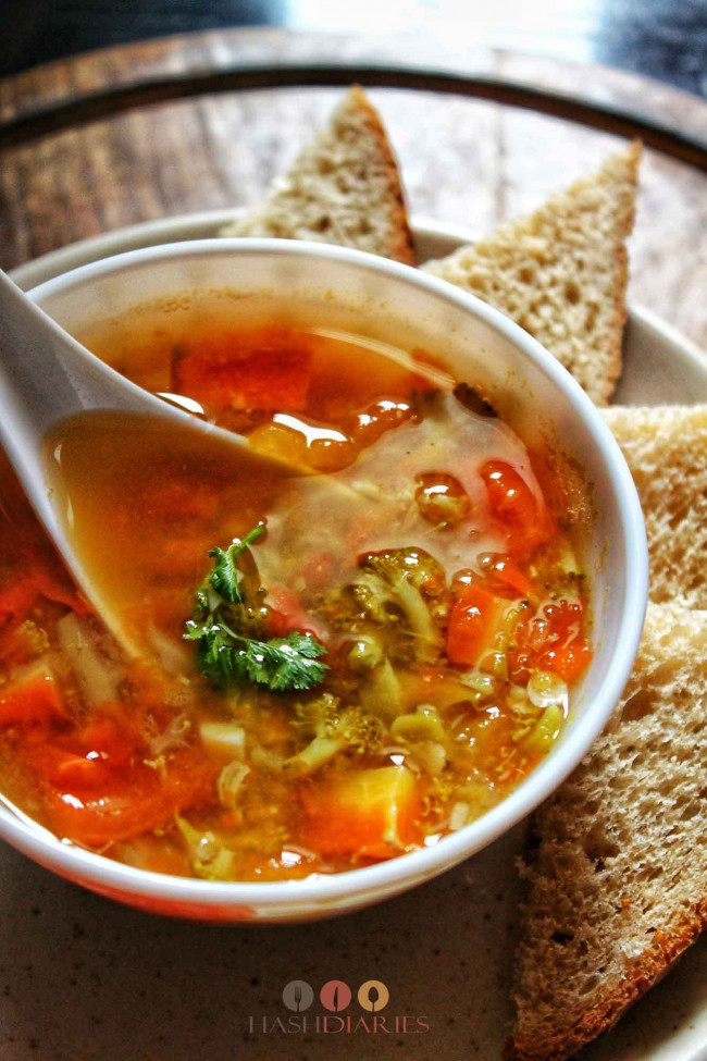 Mix Vegetable Soup Recipe - SpeakingAloud Magazine