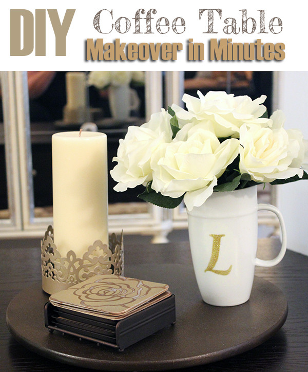 DIY Coffee Table Makeover In Minutes