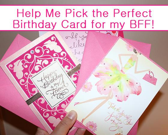 Help Me Pick the Perfect Hallmark Birthday Card for My BFF #BirthdaySmiles