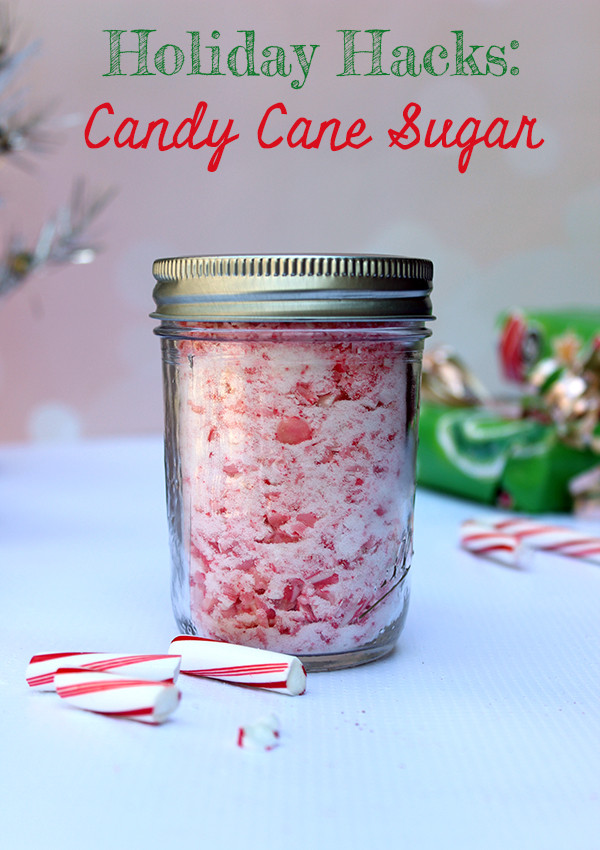 Holiday Hacks:  Candy Cane Sugar Handmade Gift