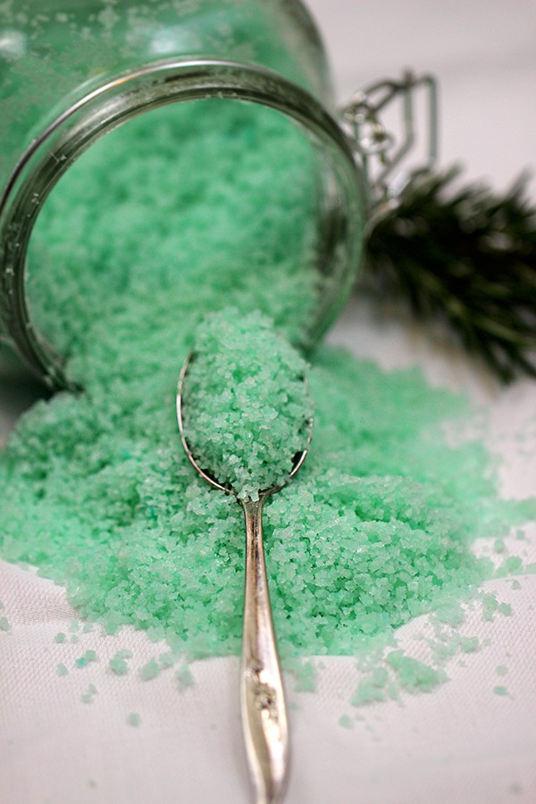 Make Your Own Spruce Bath Salts