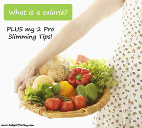 What is a calorie? Plus my two Pro slimming tips - Rules of Dieting
